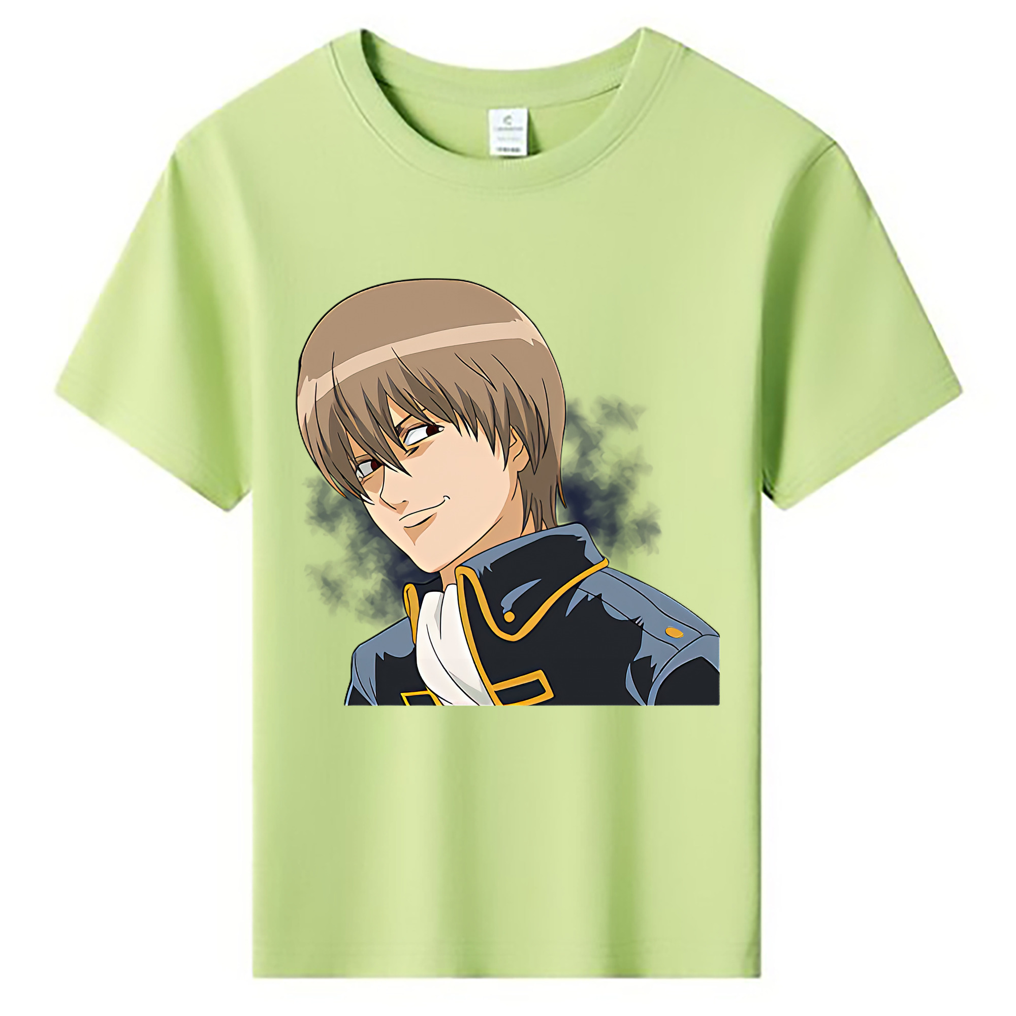 （画像用） ぎんたま 坂田銀時（さかたぎんとき） 神楽 志村新八（しむら しんぱち） GINTAMA Sakata Gintoki Kagura Shimura Shinpachi 綿100％キッズTシャツ（フロントプリント）